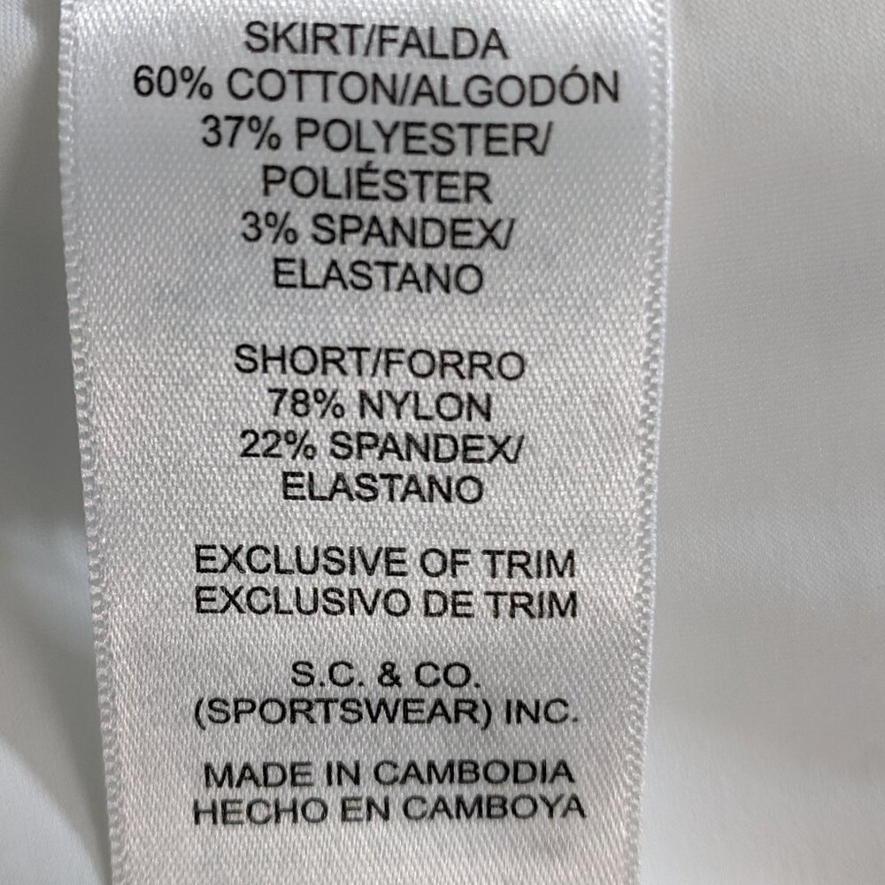 3 skorts size :L , Brand: S.C. & Co. Ladies' Denim , White, Blue , Black - Picture 5 of 14